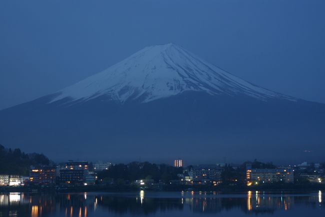 日の出10分前ぐらいです