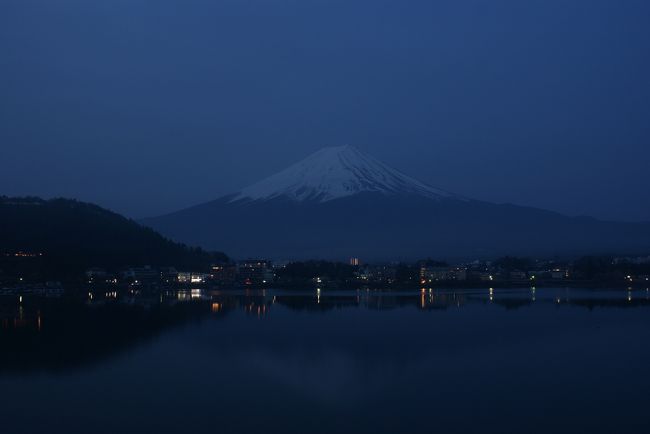 日の出10分前ぐらいです
