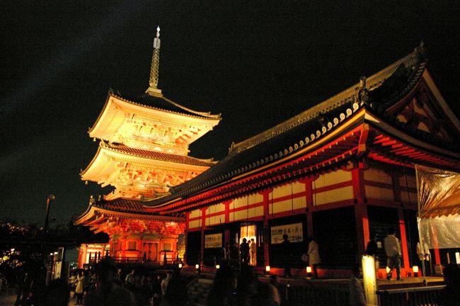 清水寺　ライトアップ