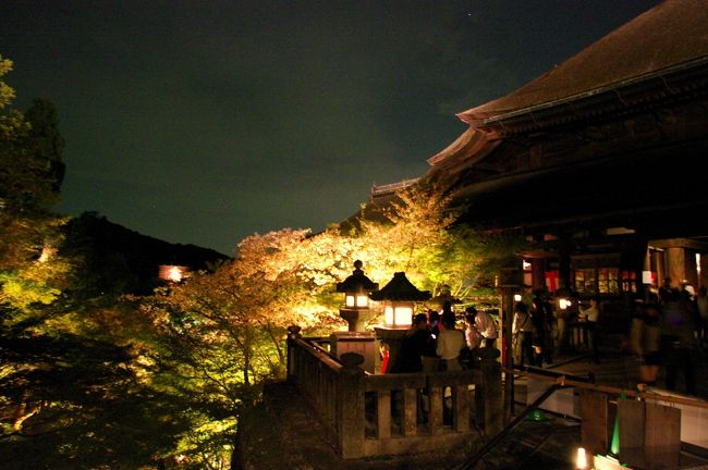 清水寺　ライトアップ