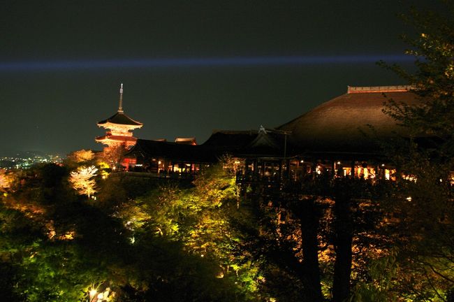 清水寺　ライトアップ