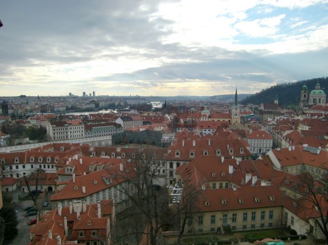 プラハ城からの眺め