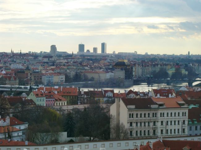 ヴルタヴァ川が見えます。