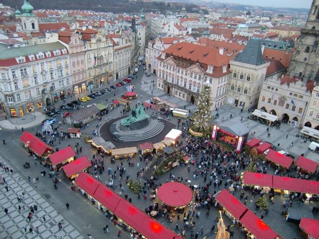 旧市庁舎の塔の上からの眺め
