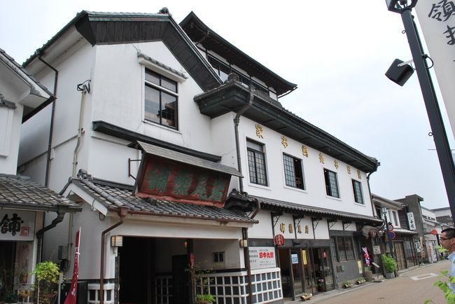 大満足した後，隣の「日本丸館」へ．「にほんがん」と読む．城のような建物．明治20年から昭和にかけて「家庭薬」として風靡した日本丸を製造していた岩尾薬舗．