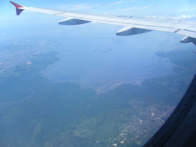 飛行機からの風景です