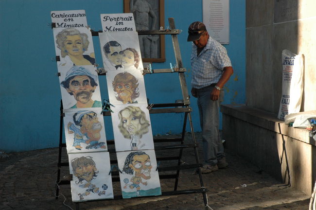 似顔絵描きのオヤジさん