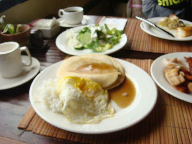 パンケーキは焼きたて。<br />甘くておいしい。