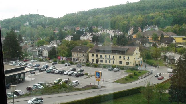 ウィーンに向かう列車の車窓