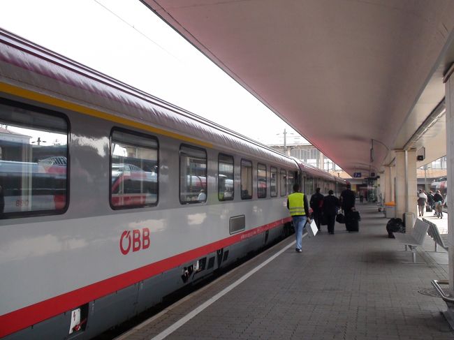 ウィーンまで乗ってきた列車です。