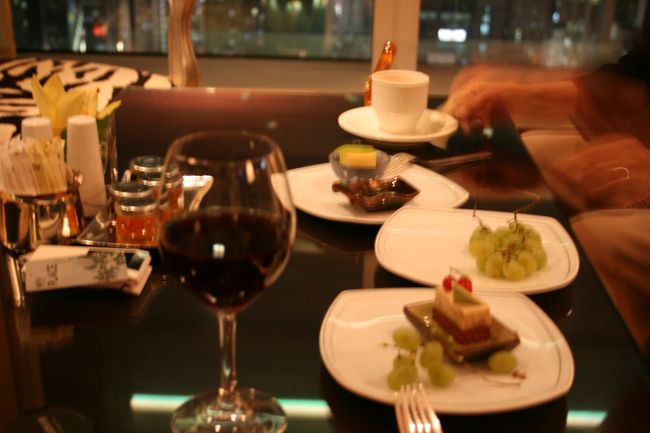 クラブラウンジのデザートやドリンクはかなり充実しています。