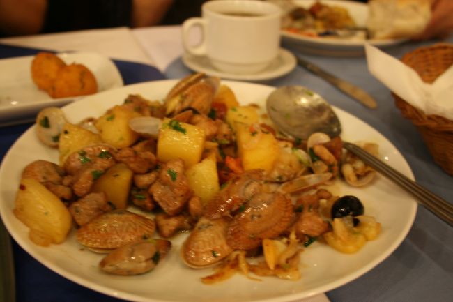 ポルトガル料理はややこってりしてます。