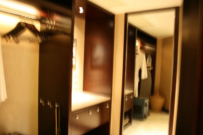 クローゼットは割りと広め
