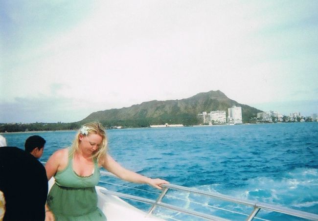 ダイヤモンドヘッドが綺麗です。