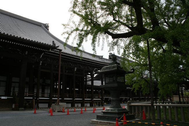 西本願寺のお堂　とても大きくて立派