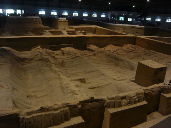 二号坑、三号坑も見るが、一号坑を見た後ではいま一つ迫力がない