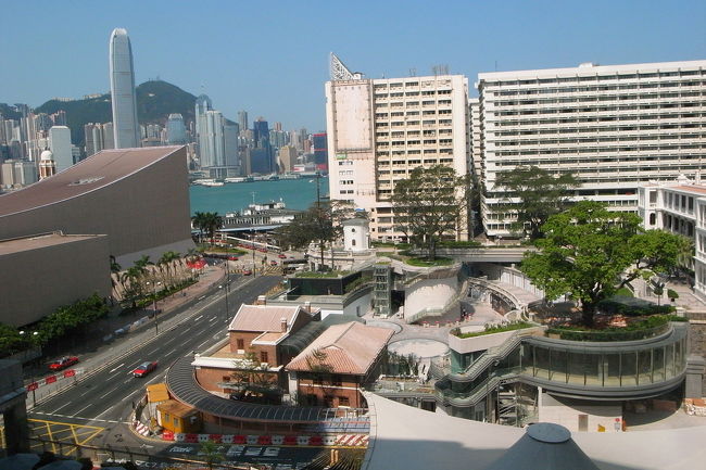 朝の景色。今日も快晴！<br />(この日が、一番暑く感じた)