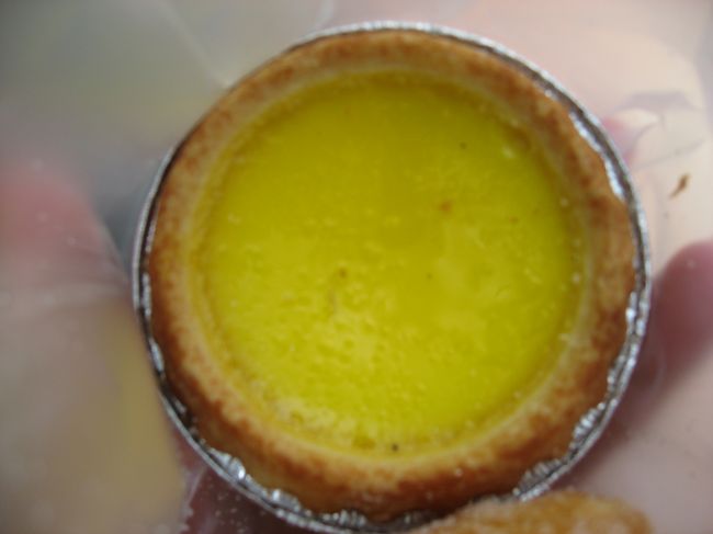 泰昌餅家のエッグタルト<br />１つ５HKドルです。