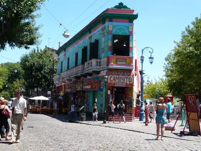 ブエノスアイレス市内観光で訪れたカミニート地区。