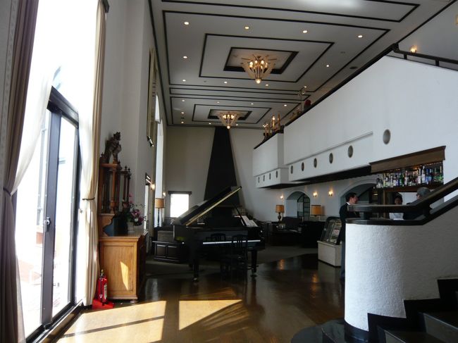 地下1階のレストラン前　