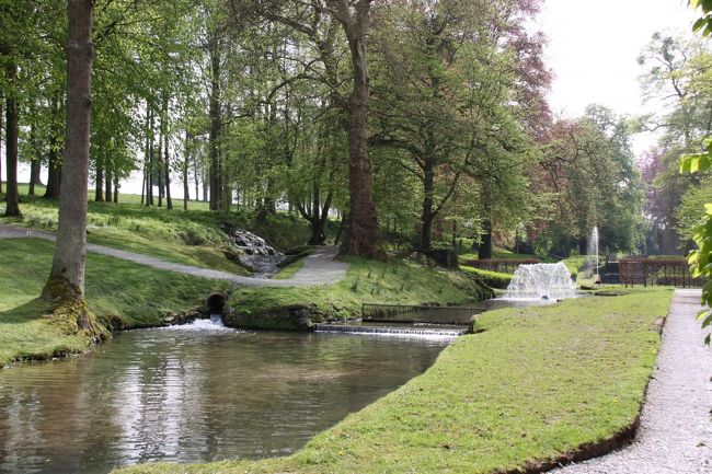 ■噴水が見えてきました。