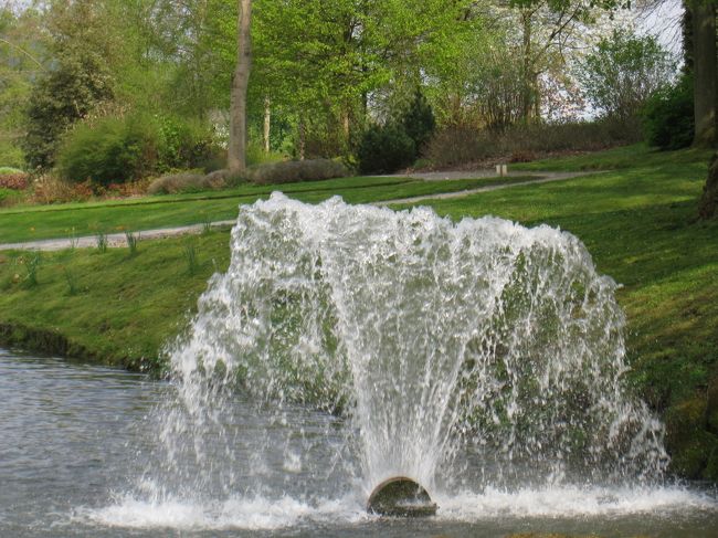 ■噴水が涼感を醸し出します。