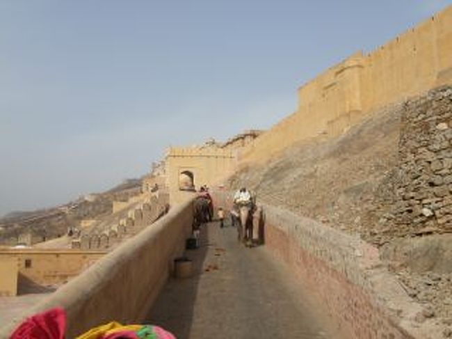 アンベール城まで象にのって移動です♪<br />