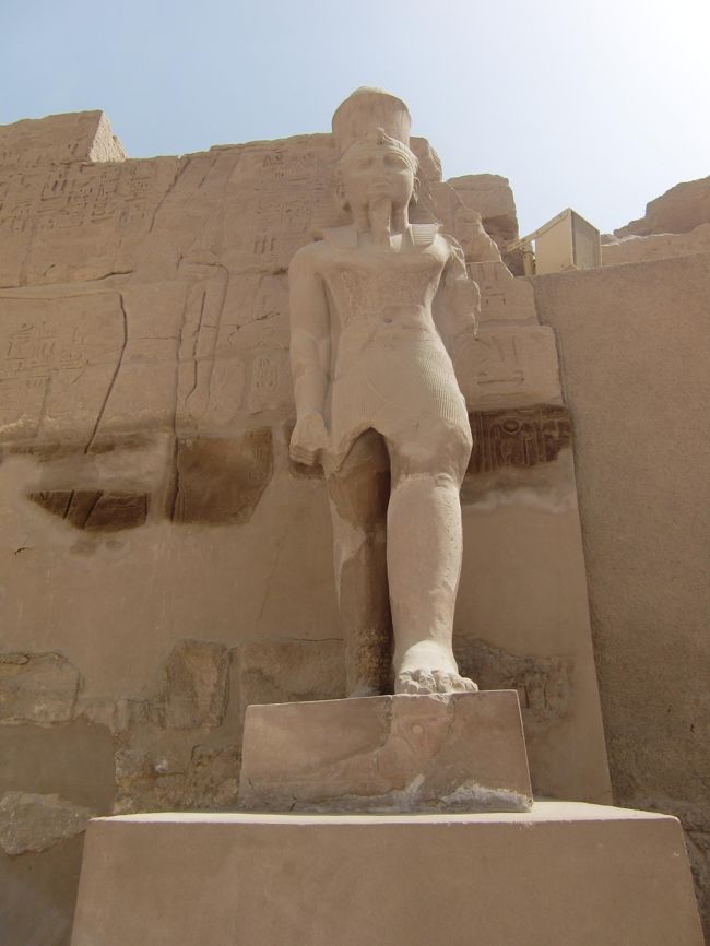 ラムセスさんもお出迎え。