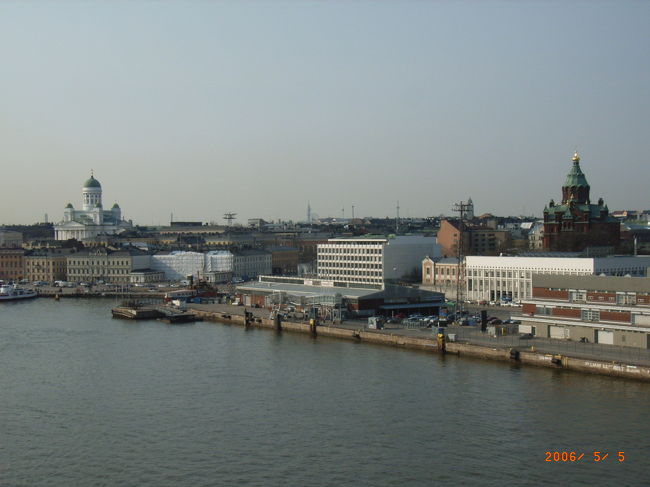 ヘルシンキからだんだん遠ざかっていく。