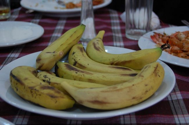 デザートは普通のバナナでした。