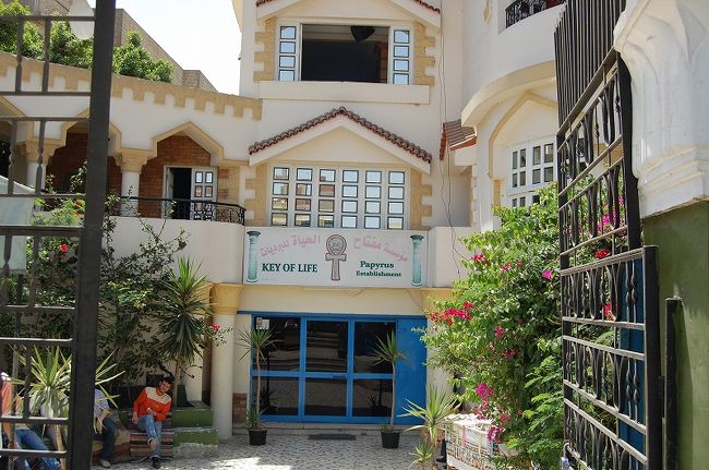 パピルスは絶対に購入するつもりだったので頑張って交渉。小さめの絵を５枚としおりを購入しました。