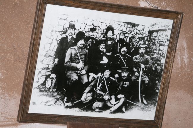 極希少 明治後期◇日露戦争凱旋記念『旅順 水師営会見所記念碑