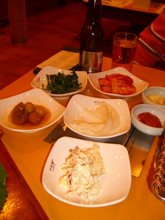 さて、ホテルに帰るんだけど、どうやって帰ろうかな？タクシー？地下鉄？<br />「この近くに、ホテルのシャトルバスが来るよねぇ」それに乗って帰ると、無料だし、ホテルの前まで行ってくれるから、そうしようとなった。<br />その選択が、恐ろしいことになるのを、まだ知らない我々であった・・・。←怖いぞぉww<br />シャトルバスは、「イビスホテル」の近くに来る。そこまで歩いて、時間が来るまで待つ。<br />イビスホテル自体小さいホテルなので、駐車場はない。「きっと、道に停めて、乗る人を乗せると思う。だから、バスが来たら、合図しないと」<br />しかし、ホテルの側の道は「景福宮」でも見た、警察のバスが占領している。そこに市バスが度々来る。近くにバス停があるのだ。<br />警察のバスが邪魔だなぁ・・・と思いつつ待っていると、よーーやくソフィテルのマークをつけたバスを見た。遥か向こうの車線にww。<br />「あ゛――！」手を振っても、気づくわけがない。<br />「あーあ、行ちゃった・・・ (((´･ω･`)ｶｯｸﾝ…」<br />「仕方ない。地下鉄で帰ろう」近くの「乙支路入口」駅から乗るつもりで、階段を下りる。きっぷ売り場を探しながら、地下を進む。自動改札はあるけれど、キップ売り場がない。自販機もない。てか、誰もキップを買っていないから、どれが自販機かわからない。自販機らしきモノはあるけれど、どれも「使用禁止」になっている。<br />「改札の先にあるかも・・」少し離れたところに、売り場があることもある！<br />そのまま進む。進む。進む。<br />・・・歩いてる人が、まばらになった。<br />そして、どうやら「地下道」になってしまった。<br />「あ゛――！きっぷ買えなーい！」「仕方ないから、次の駅まで歩こう」どうせ地下鉄だから、そんなに距離はないはず。<br />歩きましたよ！せっせと。「くっそーー！キップ売り場、どこっ！？」「自販機、わかりにくすぎっ！」ぶつぶつ・・文句を言いながら、歩いた・歩いた。<br />「まだか・・・」と思っていると、ようやく次の「乙支路3街」駅に着いた。今度こそっ！絶対きっぷ買ってやるっ！！<br />目は、血走っていたと思いますww。難なく、キップ売り場を見つけることが出来ました。キップをゲットーー！！「ああ・・、これで電車に乗って、帰れるよ・・｡ﾟ(｡ﾉωヽ｡)ﾟ｡ 」<br />2駅向こうの「東大入口」まで。それから、ぼちぼち坂を上り、ホテルに到着・・・すると、イビスホテルで見た、ソフィテルのシャトルバスがぁぁああーーー！<br />「あ゛――！ばかやろぉぉおおーーーー！」タイヤ、蹴ってやりますたww。<br />どこで待ってりゃ、よかったんだよ？ <br />(((´･ω･`)ｶｯｸﾝ…