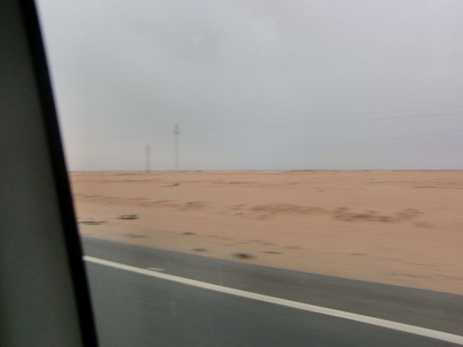 みんなでそろって仲良くアブシンベルへ！<br /><br />って感じじゃなく。パリダカールラリーでもするような勢いで砂漠の真ん中の一本道を競争中。。。<br /><br />最高時速は１４０km/h。<br /><br />うちの運転手は優秀らしく？トップグループまで追い付きました。