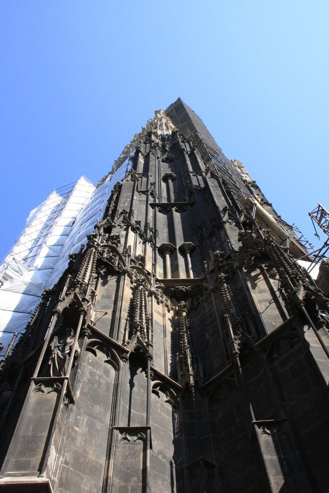 南塔。<br /><br />エレベーターはなく、狭い階段で展望台まで登れる。北塔よりも高くウィーン市内を見渡せるため、断然こちらに登ることを勧める。しかし、朝一の登頂はかなりしんどかった。