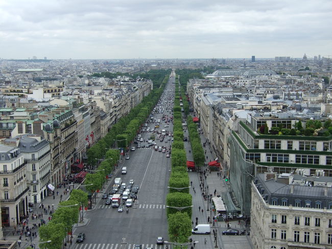パリの街が一望できます。