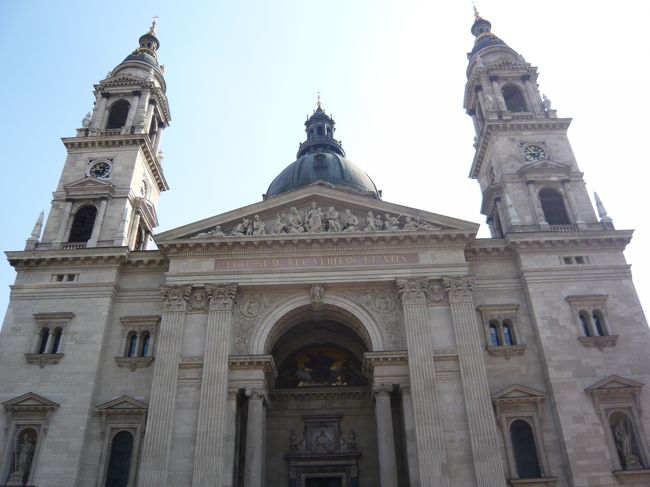 　聖イシュトバーン大聖堂。でっかい、でっかい。