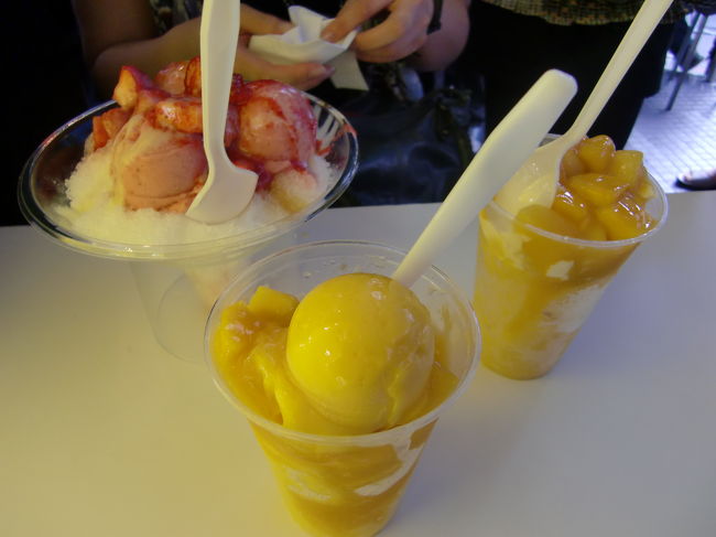 氷館のデザート