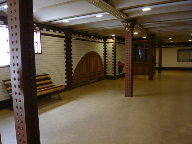 　なので、駅の雰囲気がとってもレトロでかわいい。