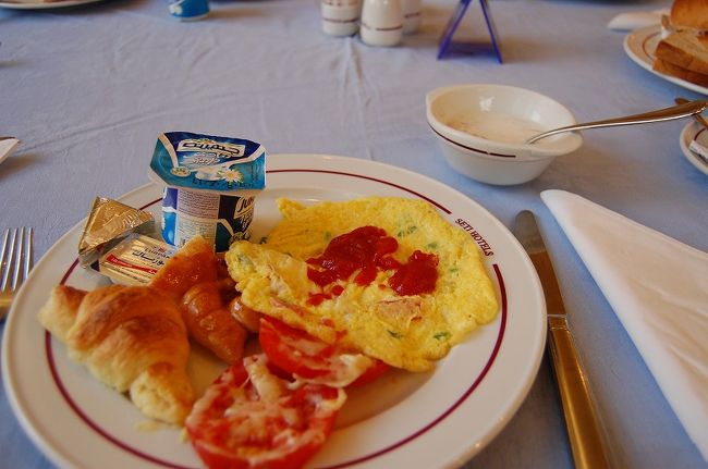 おいしい朝ごはん。今日も張り切っていこー！