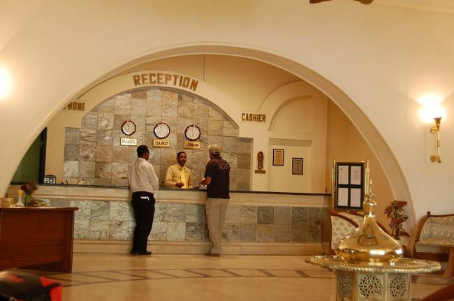 ホテル　セティアブシンベルは１泊だけなのでもうチェックアウトです。本当にステキなホテルで、夢のようでした。