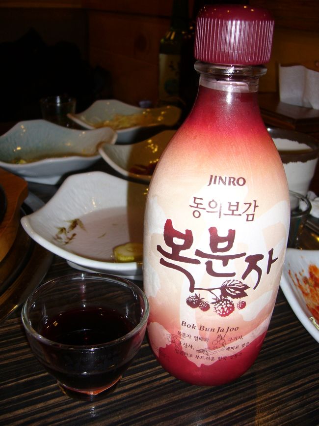 山いちごのワイン<br /><br />甘くておいしかった。女性向きかも。