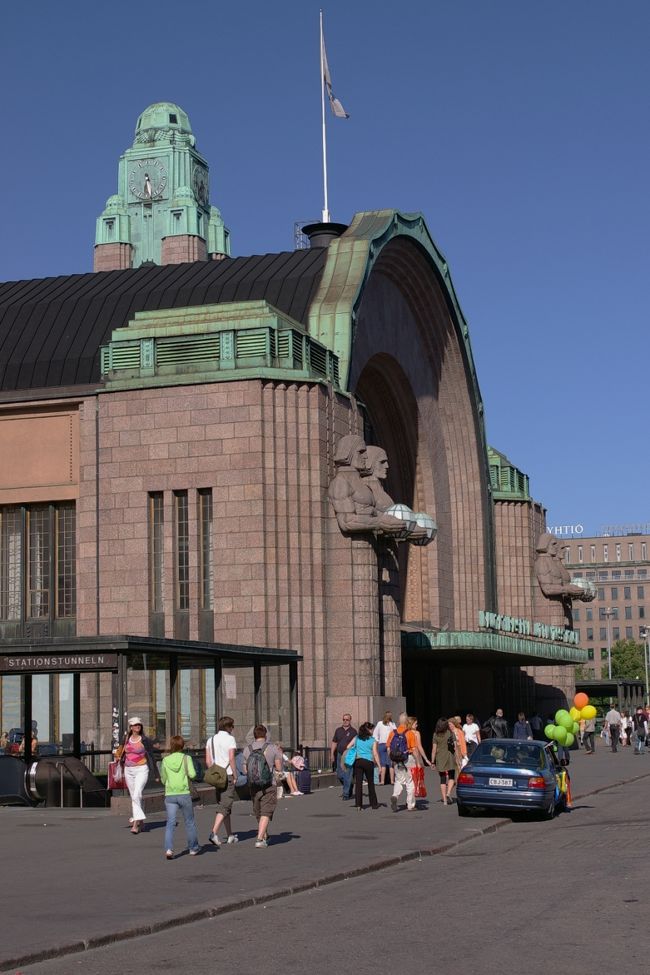 ヘルシンキ中央駅。