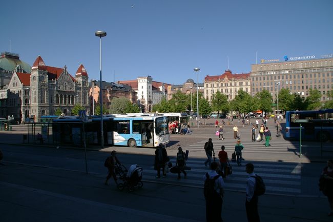 ヘルシンキの街並みもこれで見納め。