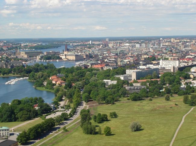 スウェーデン　ストックホルム<br /><br />カクネスタワーから見たストックホルム市内