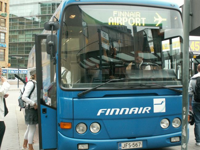 フィンエアーの空港バスです。<br />