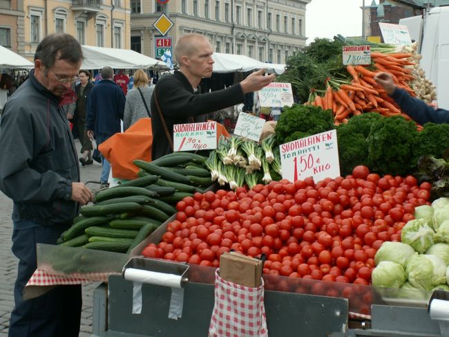 市場の風景です。<br />こういう感じはヨーロッパならではですね。