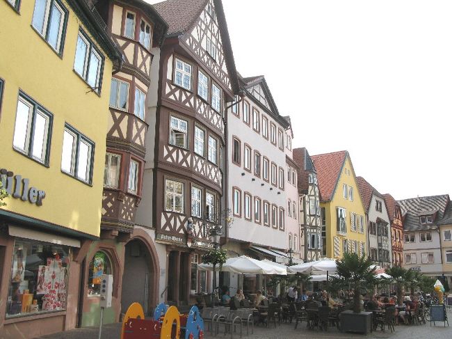 Marktplatz。北の方角を振り返るとこんな感じ。