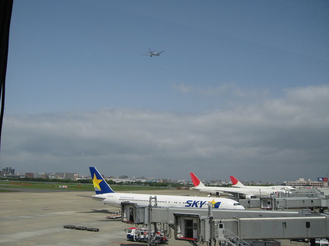 天気予報に反してこの日は朝から晴れ！！<br /><br />期待に胸を膨らませて福岡空港を出発。<br /><br />この写真は空港のレストランから撮ったものです。