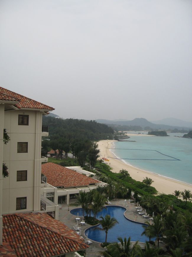 ２日目の朝はどんより曇っていますが‥‥<br />そんなの関係ねぇ！！<br /><br />ということで、ちゅら海水族館に向けて出発！！<br /><br /><br />記念すべき最初の旅行記に最後までお付き合いくださ<br />いましてありがとうございます。<br /><br />　　　　　　　　　　次の旅行記に続く‥‥